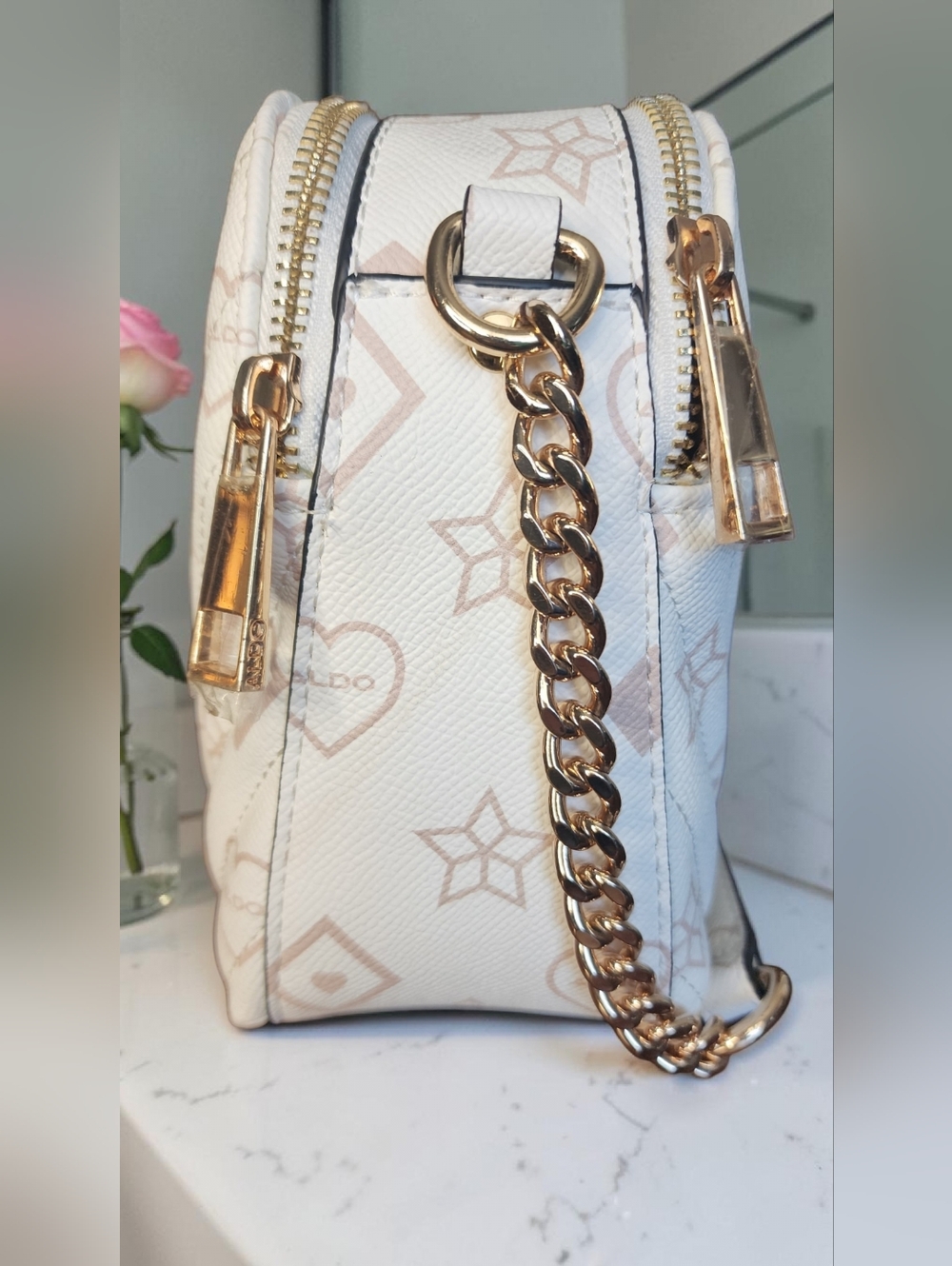 Cream-colored ALDO Crossbody Bag - Picture 5 of 14